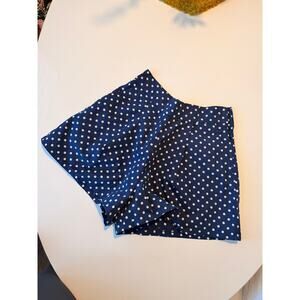 WeWoreWhat Navy Polka Dot Mini Shorts - Size XS